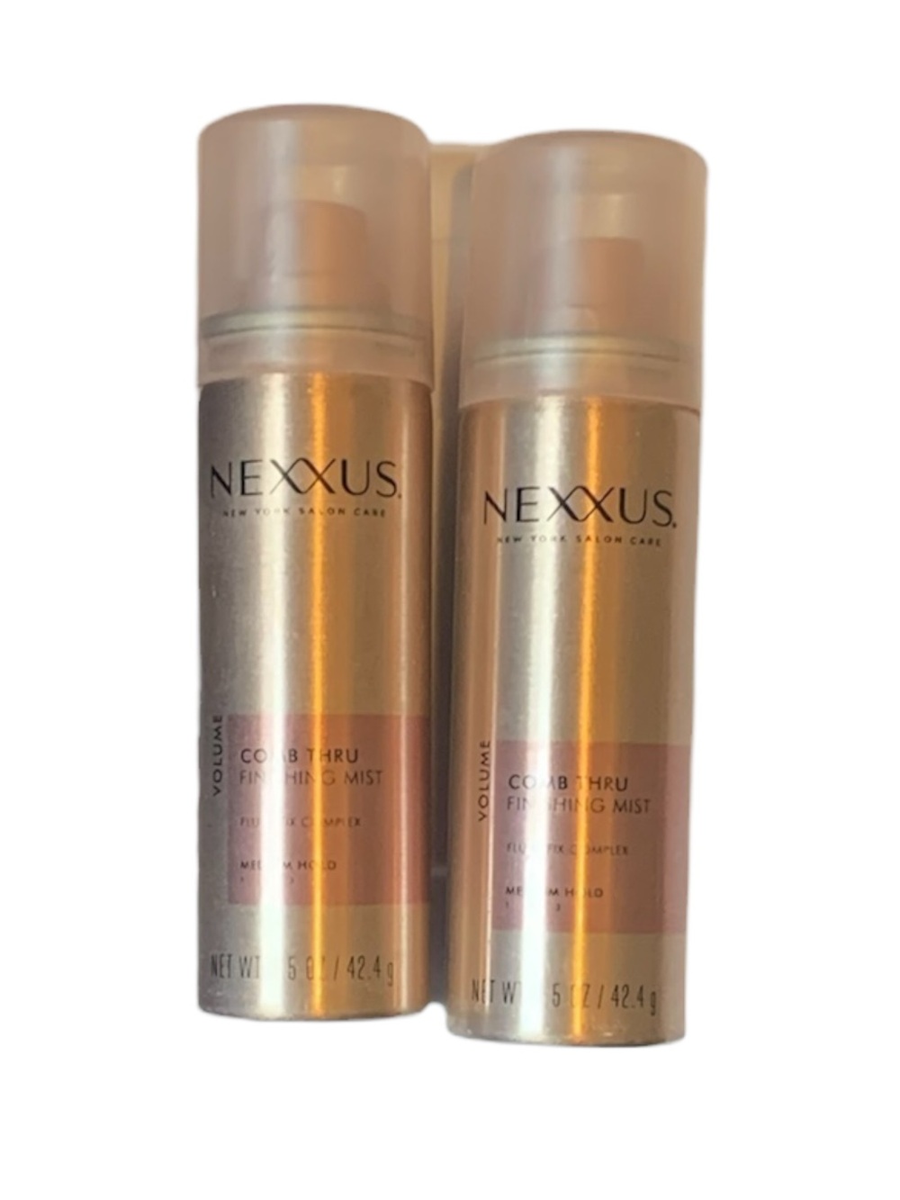 Nexxus Comb Thru Finishing Mist Med Hold Hair Spray 1.5 oz Gold Can Discontinued